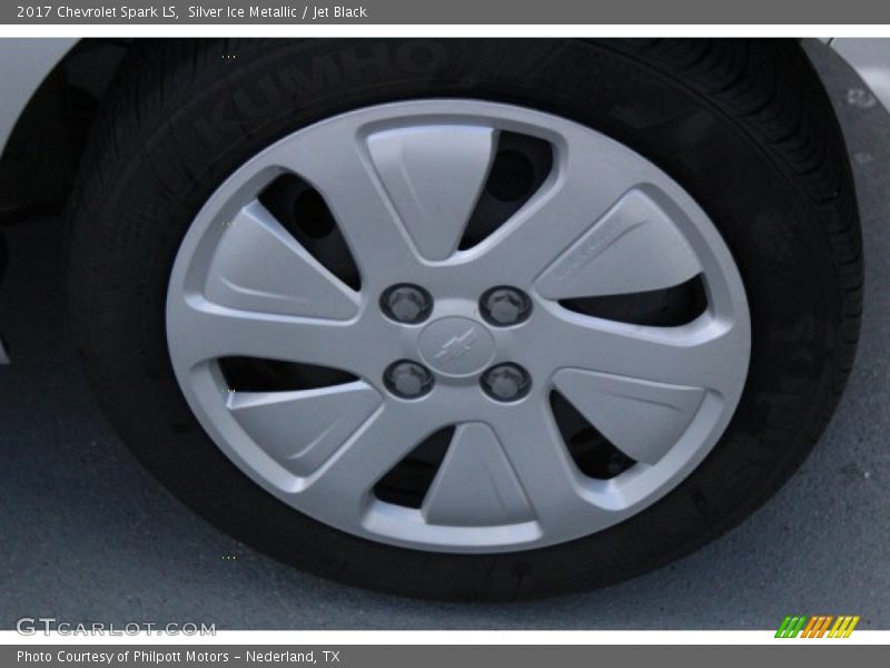 Silver Ice Metallic / Jet Black 2017 Chevrolet Spark LS