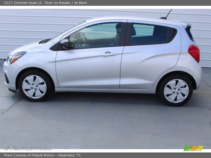 Silver Ice Metallic / Jet Black 2017 Chevrolet Spark LS