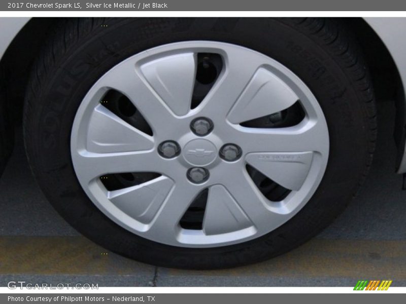 Silver Ice Metallic / Jet Black 2017 Chevrolet Spark LS