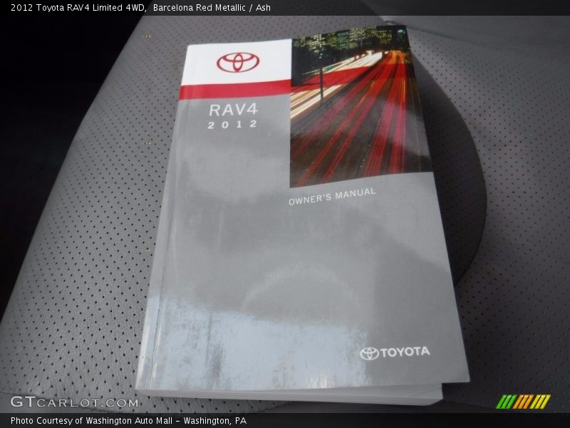 Barcelona Red Metallic / Ash 2012 Toyota RAV4 Limited 4WD