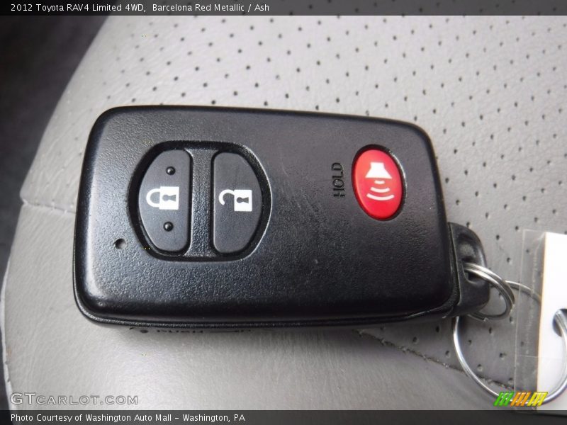Barcelona Red Metallic / Ash 2012 Toyota RAV4 Limited 4WD