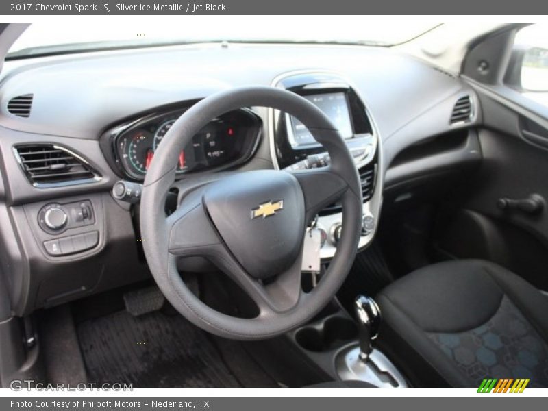 Silver Ice Metallic / Jet Black 2017 Chevrolet Spark LS