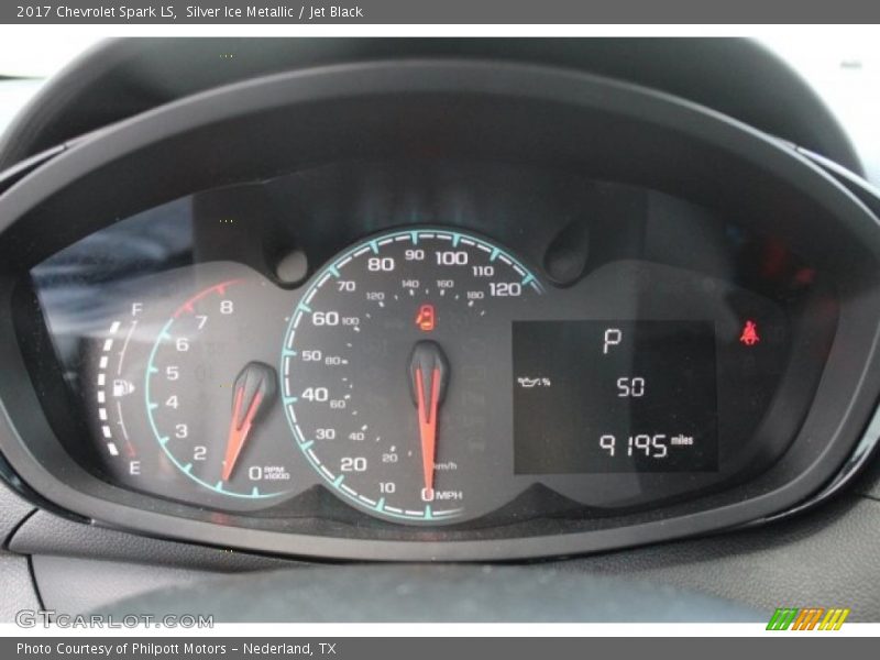 Silver Ice Metallic / Jet Black 2017 Chevrolet Spark LS