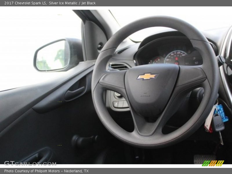 Silver Ice Metallic / Jet Black 2017 Chevrolet Spark LS
