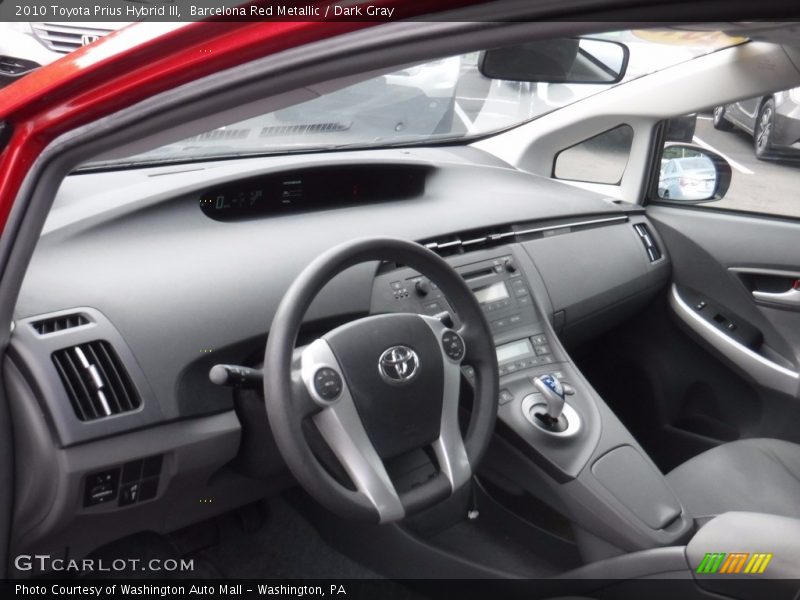 Barcelona Red Metallic / Dark Gray 2010 Toyota Prius Hybrid III