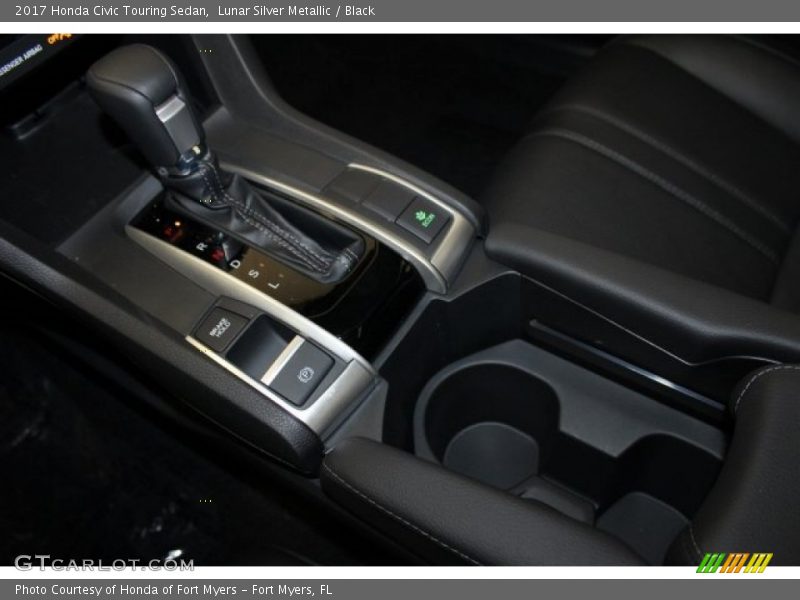 Lunar Silver Metallic / Black 2017 Honda Civic Touring Sedan