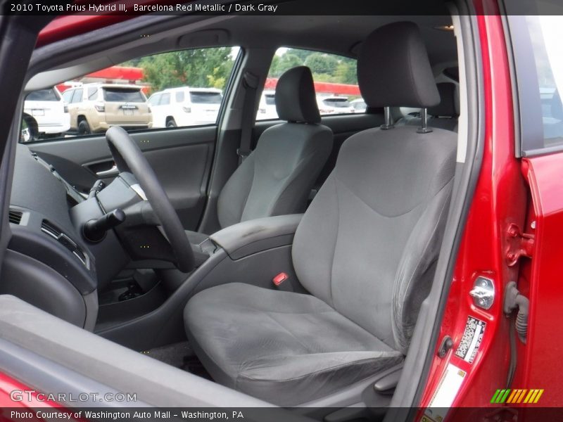 Barcelona Red Metallic / Dark Gray 2010 Toyota Prius Hybrid III
