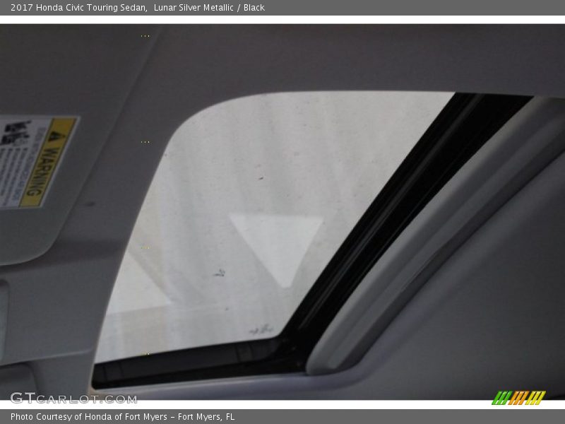 Lunar Silver Metallic / Black 2017 Honda Civic Touring Sedan