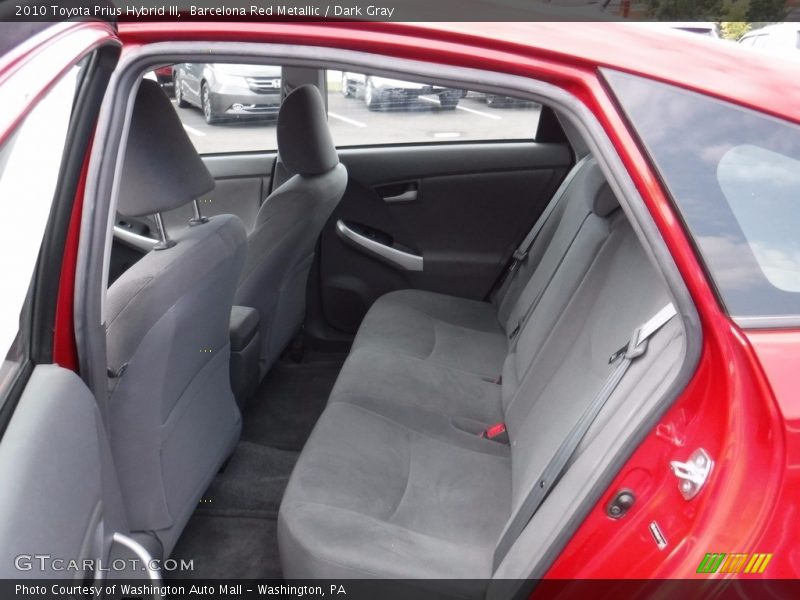 Barcelona Red Metallic / Dark Gray 2010 Toyota Prius Hybrid III