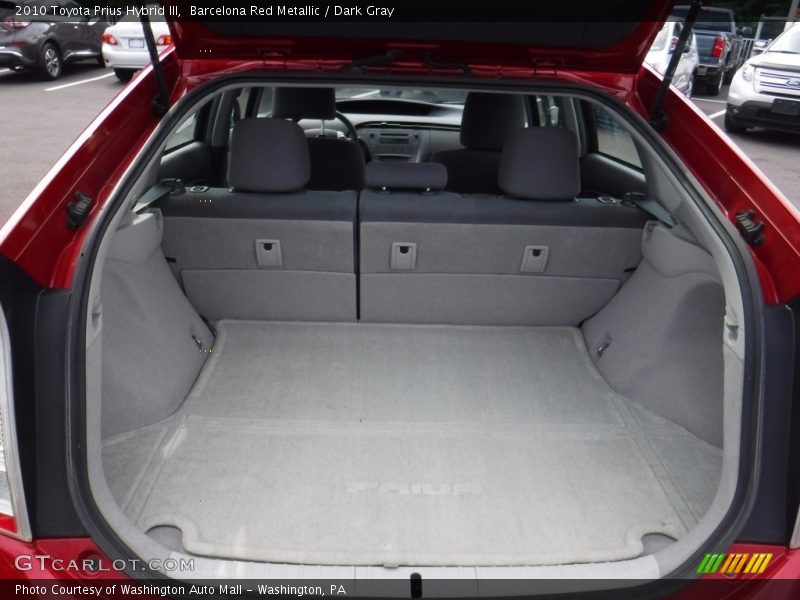 Barcelona Red Metallic / Dark Gray 2010 Toyota Prius Hybrid III