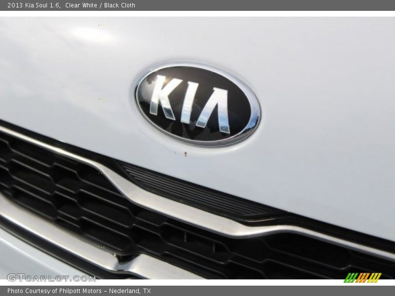 Clear White / Black Cloth 2013 Kia Soul 1.6