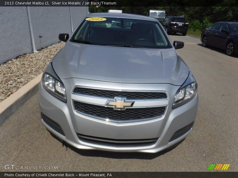 Silver Ice Metallic / Jet Black/Titanium 2013 Chevrolet Malibu LS