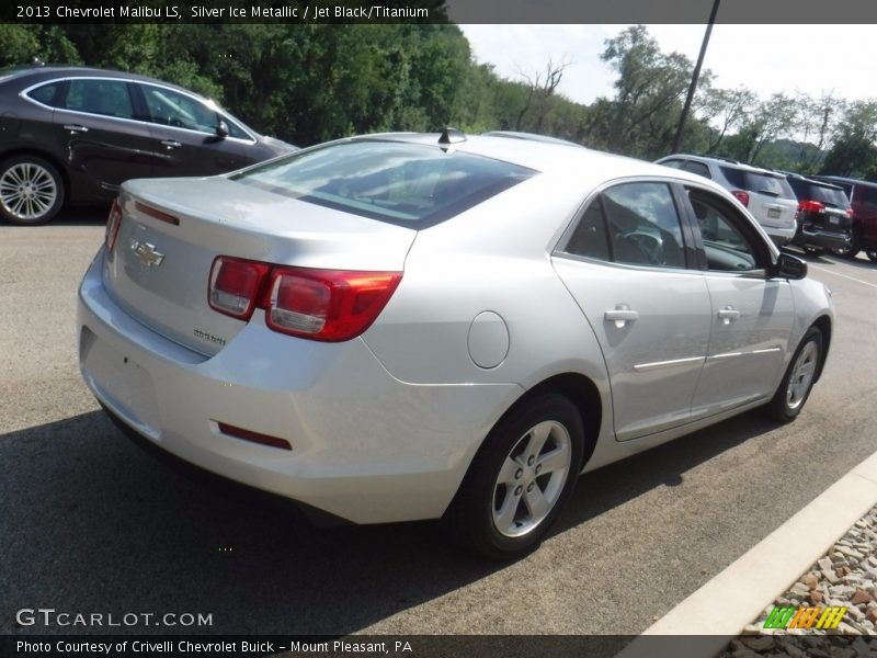 Silver Ice Metallic / Jet Black/Titanium 2013 Chevrolet Malibu LS