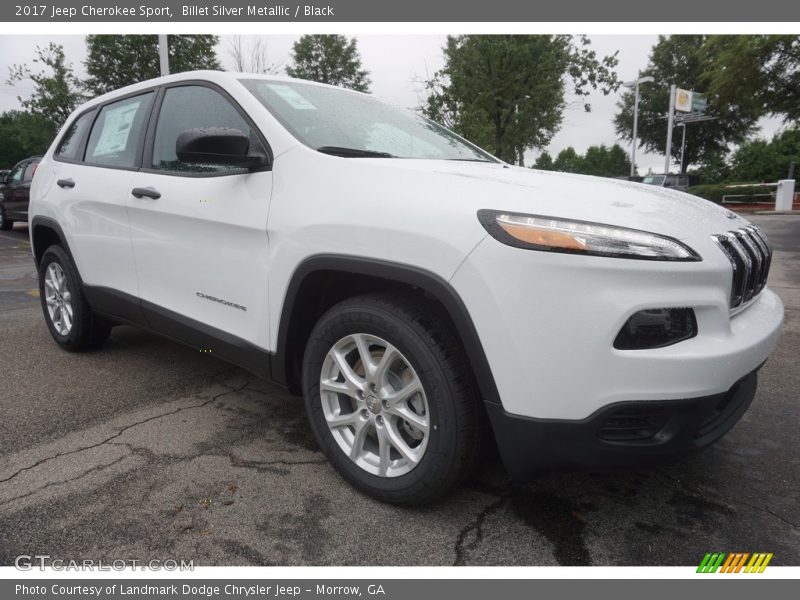 Billet Silver Metallic / Black 2017 Jeep Cherokee Sport