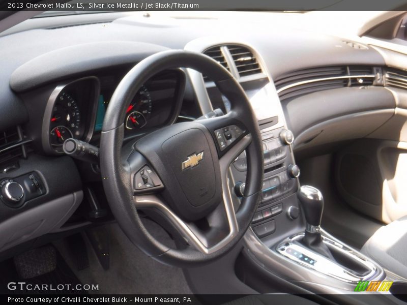Silver Ice Metallic / Jet Black/Titanium 2013 Chevrolet Malibu LS
