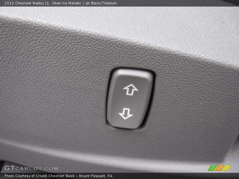 Silver Ice Metallic / Jet Black/Titanium 2013 Chevrolet Malibu LS