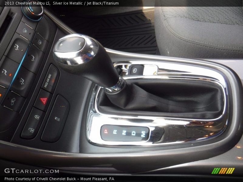 Silver Ice Metallic / Jet Black/Titanium 2013 Chevrolet Malibu LS