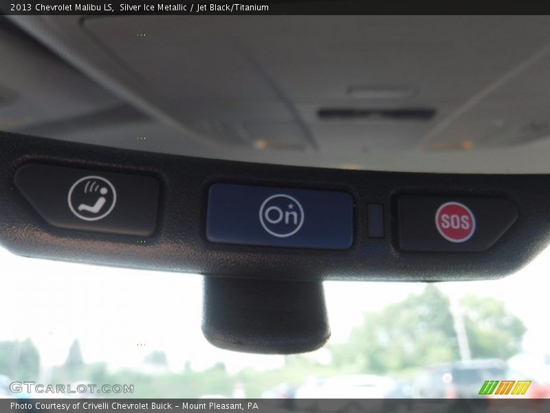 Silver Ice Metallic / Jet Black/Titanium 2013 Chevrolet Malibu LS