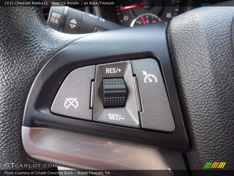Silver Ice Metallic / Jet Black/Titanium 2013 Chevrolet Malibu LS