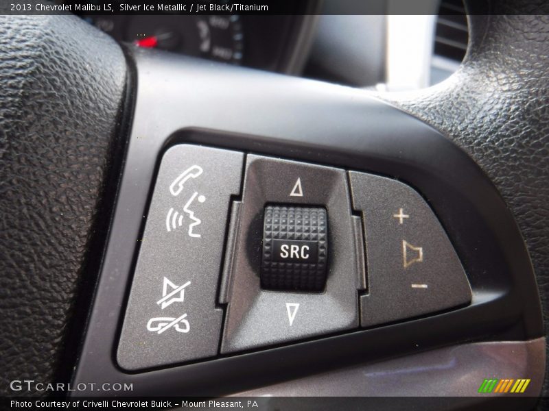 Silver Ice Metallic / Jet Black/Titanium 2013 Chevrolet Malibu LS