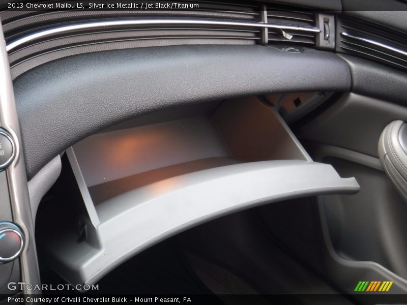 Silver Ice Metallic / Jet Black/Titanium 2013 Chevrolet Malibu LS