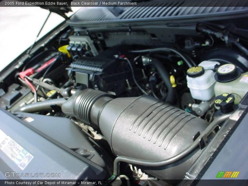 Black Clearcoat / Medium Parchment 2005 Ford Expedition Eddie Bauer