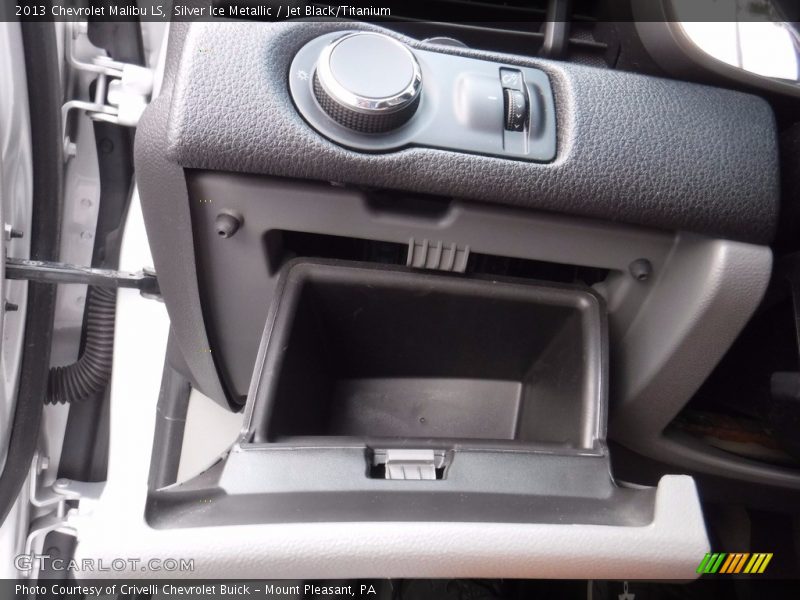 Silver Ice Metallic / Jet Black/Titanium 2013 Chevrolet Malibu LS