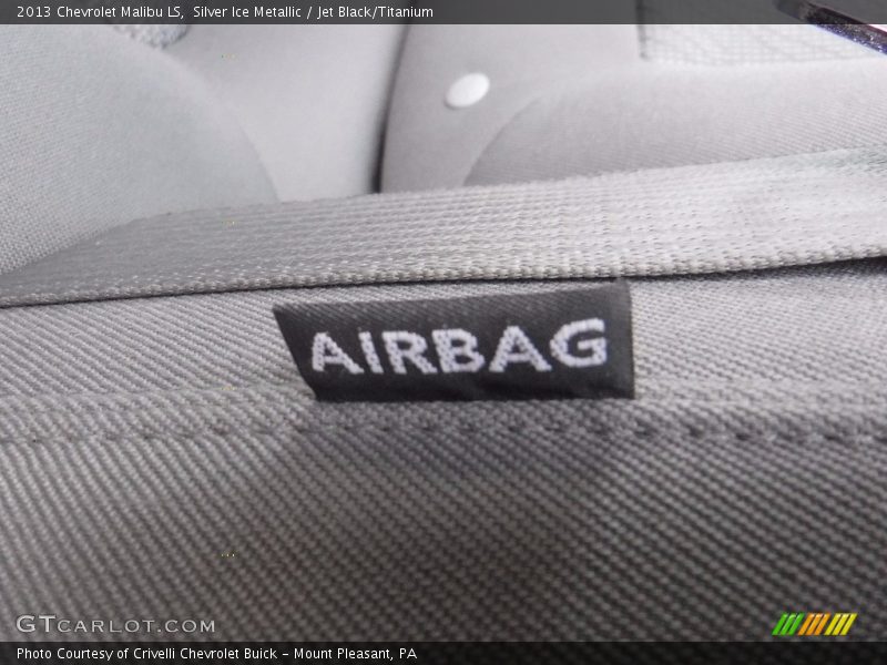 Silver Ice Metallic / Jet Black/Titanium 2013 Chevrolet Malibu LS