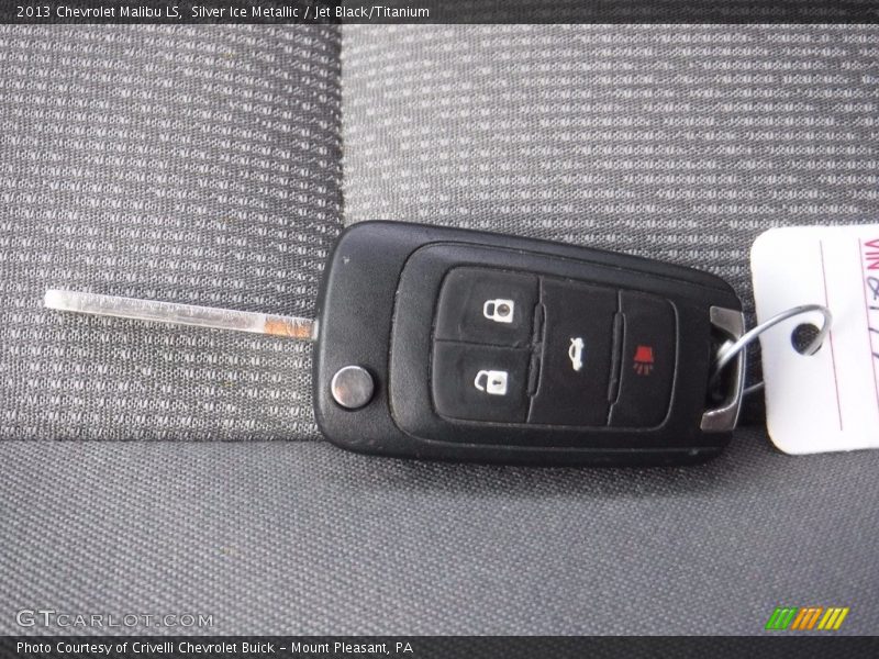 Silver Ice Metallic / Jet Black/Titanium 2013 Chevrolet Malibu LS