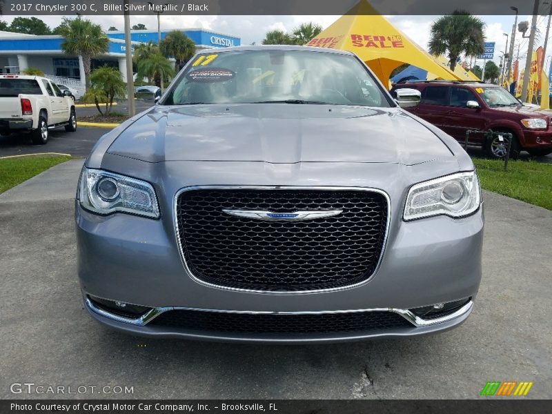 Billet Silver Metallic / Black 2017 Chrysler 300 C
