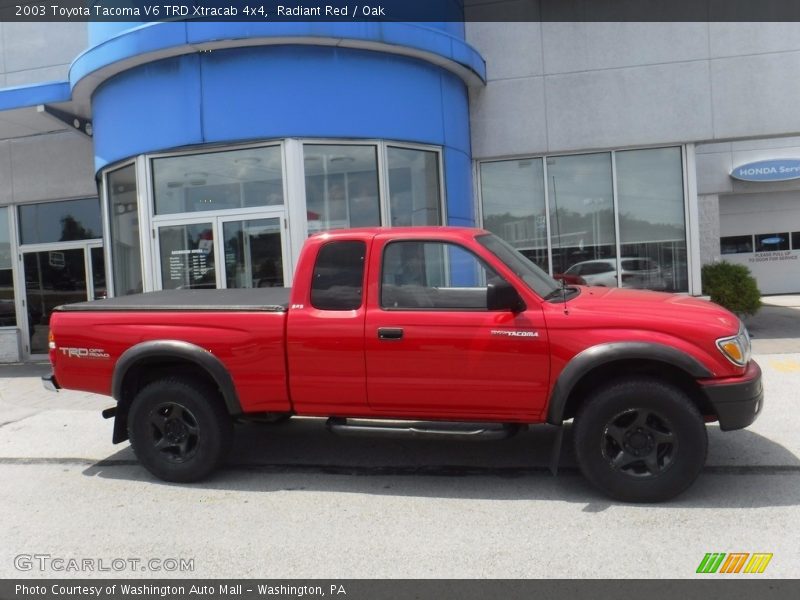 Radiant Red / Oak 2003 Toyota Tacoma V6 TRD Xtracab 4x4