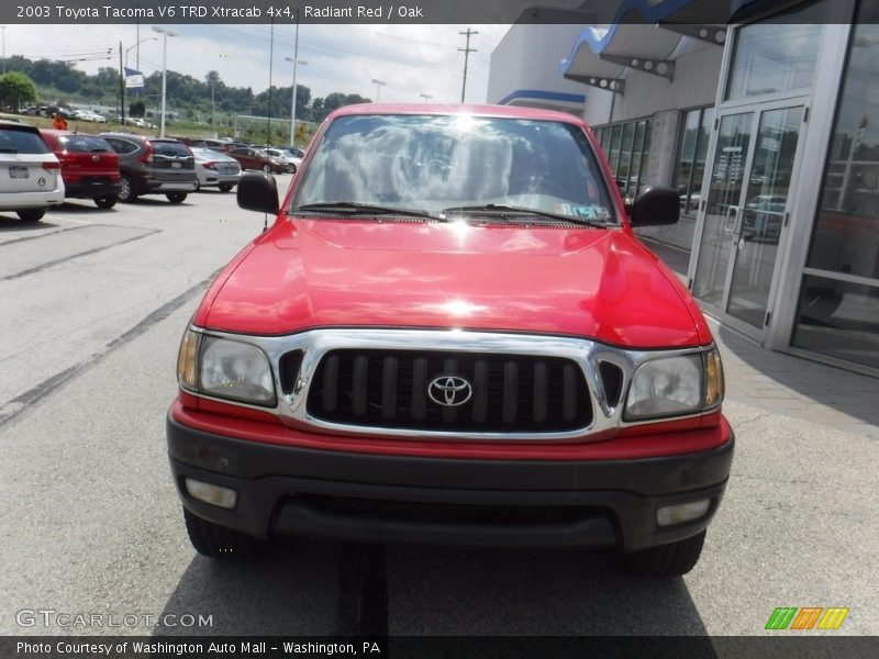 Radiant Red / Oak 2003 Toyota Tacoma V6 TRD Xtracab 4x4