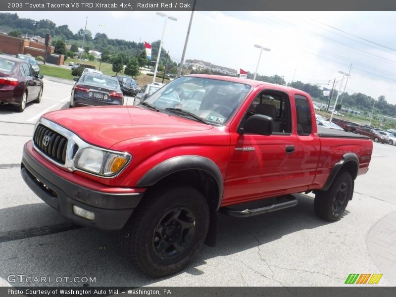 Radiant Red / Oak 2003 Toyota Tacoma V6 TRD Xtracab 4x4