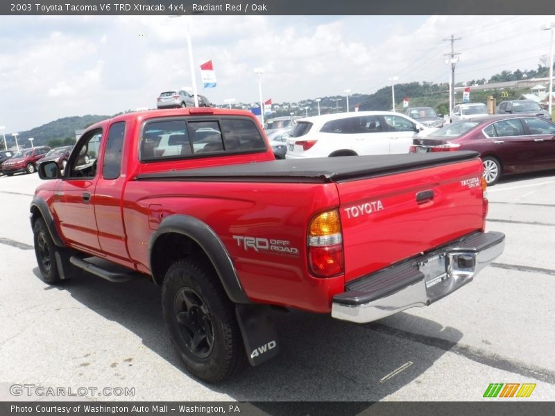 Radiant Red / Oak 2003 Toyota Tacoma V6 TRD Xtracab 4x4