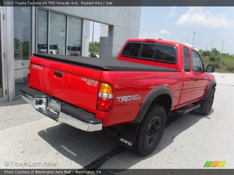 Radiant Red / Oak 2003 Toyota Tacoma V6 TRD Xtracab 4x4