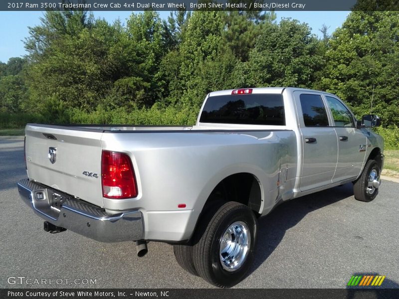 Bright Silver Metallic / Black/Diesel Gray 2017 Ram 3500 Tradesman Crew Cab 4x4 Dual Rear Wheel