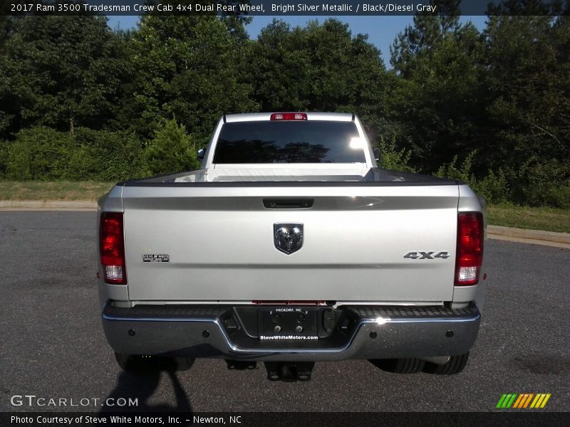 Bright Silver Metallic / Black/Diesel Gray 2017 Ram 3500 Tradesman Crew Cab 4x4 Dual Rear Wheel