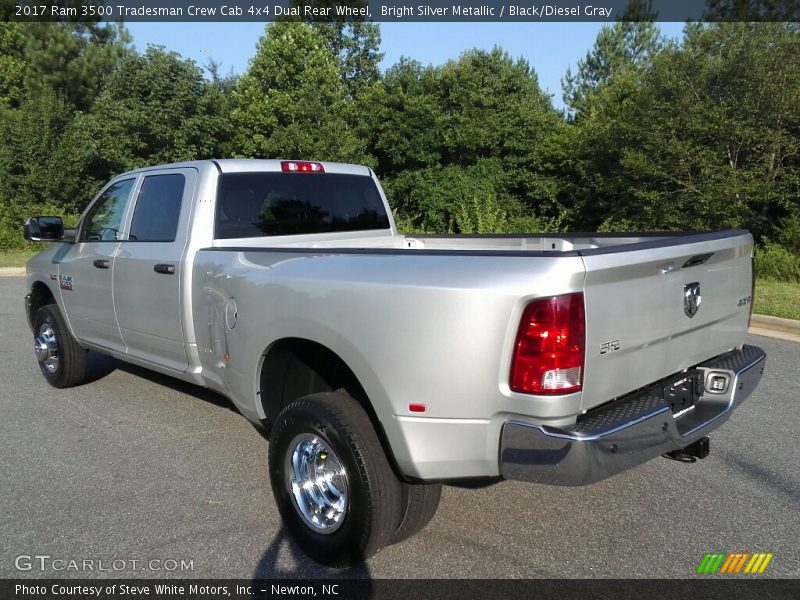 Bright Silver Metallic / Black/Diesel Gray 2017 Ram 3500 Tradesman Crew Cab 4x4 Dual Rear Wheel