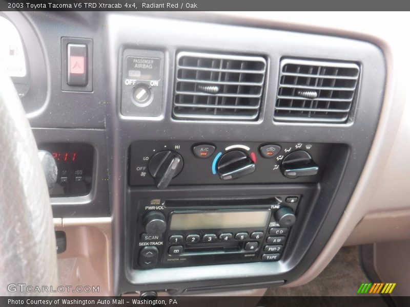 Radiant Red / Oak 2003 Toyota Tacoma V6 TRD Xtracab 4x4