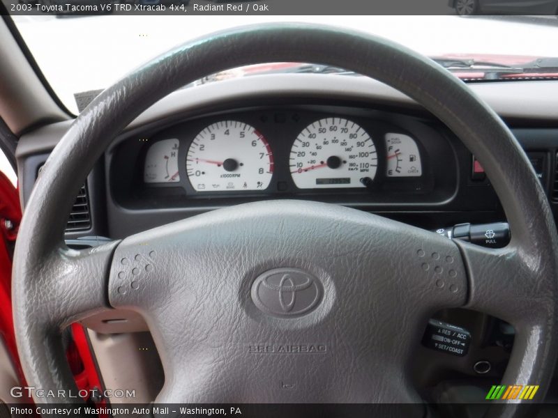 Radiant Red / Oak 2003 Toyota Tacoma V6 TRD Xtracab 4x4