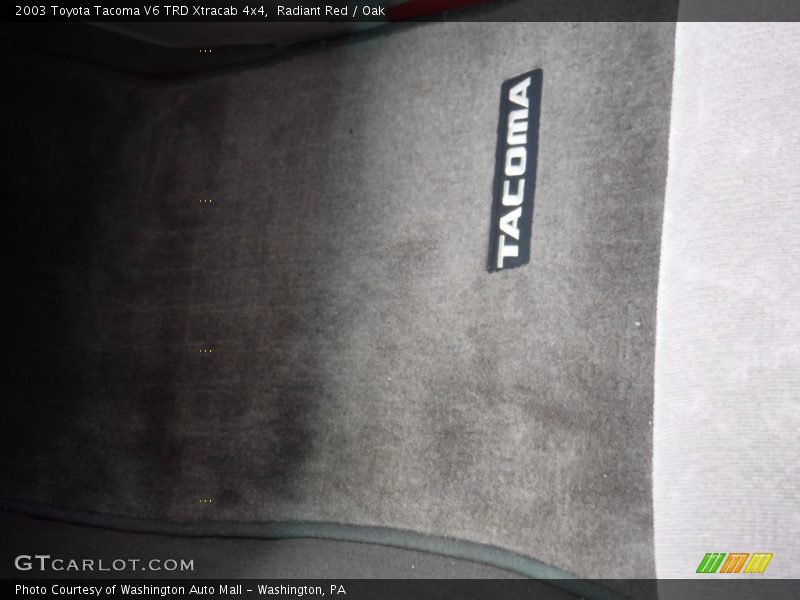 Radiant Red / Oak 2003 Toyota Tacoma V6 TRD Xtracab 4x4