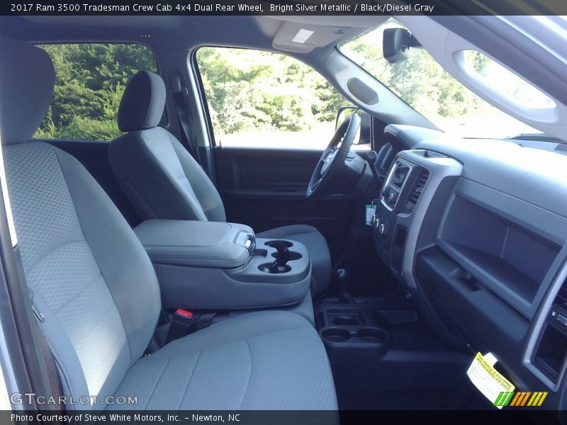 Bright Silver Metallic / Black/Diesel Gray 2017 Ram 3500 Tradesman Crew Cab 4x4 Dual Rear Wheel