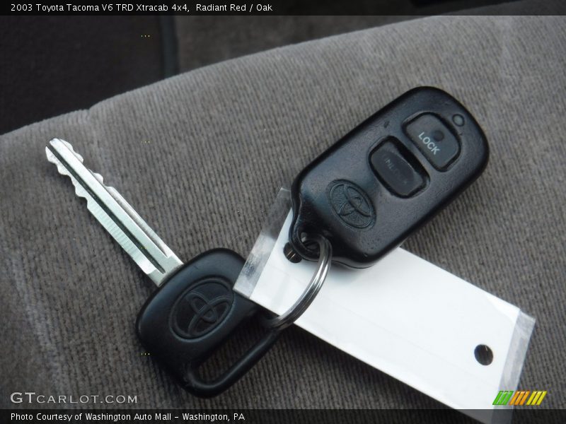 Radiant Red / Oak 2003 Toyota Tacoma V6 TRD Xtracab 4x4