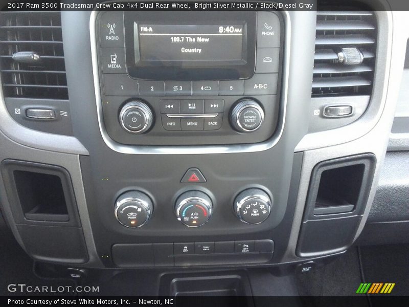 Bright Silver Metallic / Black/Diesel Gray 2017 Ram 3500 Tradesman Crew Cab 4x4 Dual Rear Wheel