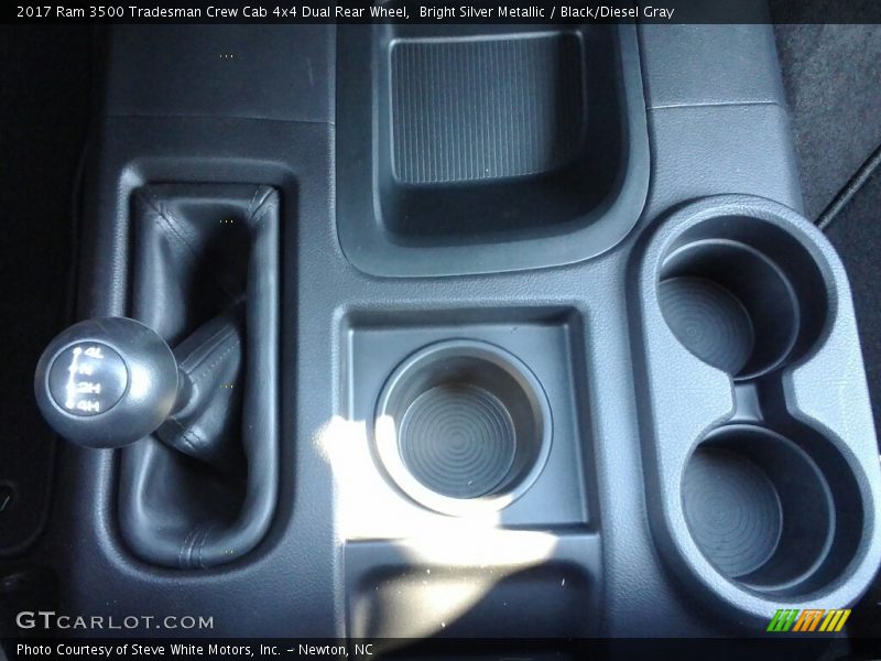 Bright Silver Metallic / Black/Diesel Gray 2017 Ram 3500 Tradesman Crew Cab 4x4 Dual Rear Wheel