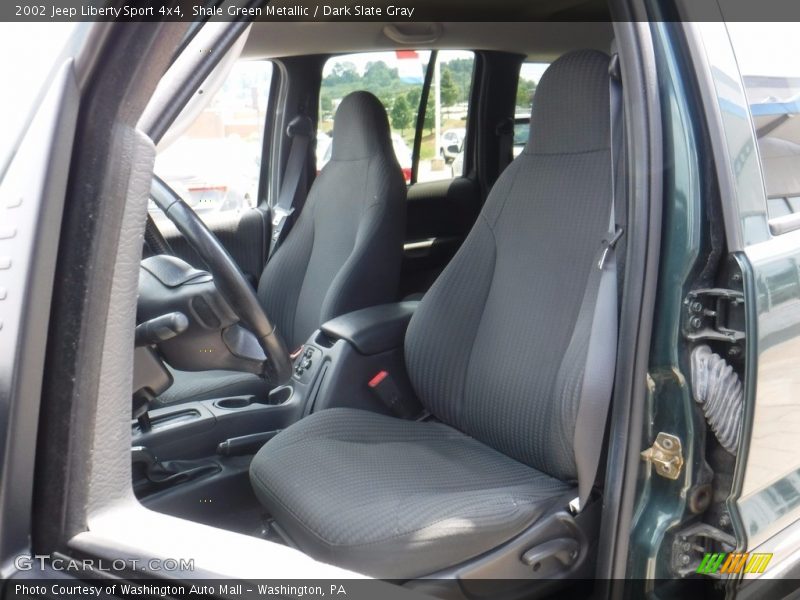 Shale Green Metallic / Dark Slate Gray 2002 Jeep Liberty Sport 4x4