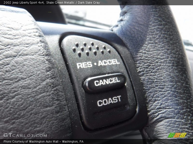 Shale Green Metallic / Dark Slate Gray 2002 Jeep Liberty Sport 4x4
