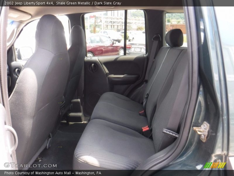 Shale Green Metallic / Dark Slate Gray 2002 Jeep Liberty Sport 4x4