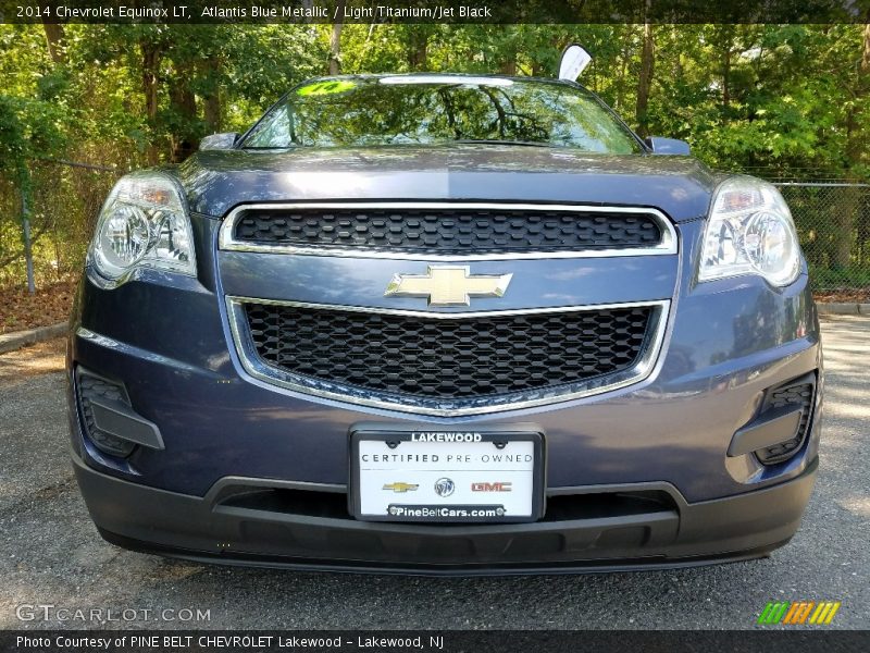 Atlantis Blue Metallic / Light Titanium/Jet Black 2014 Chevrolet Equinox LT