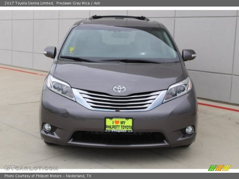Predawn Gray Mica / Ash 2017 Toyota Sienna Limited